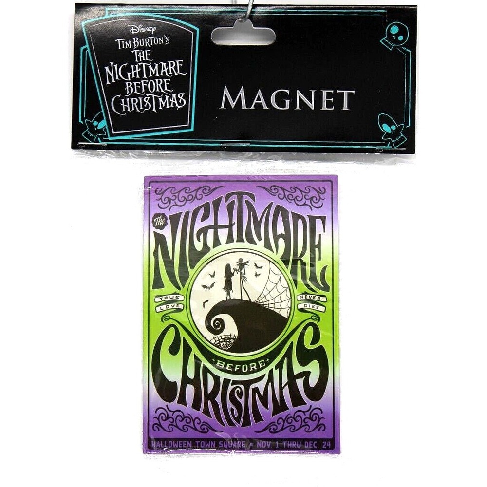True Love Never Dies Magnet Nightmare Before Christmas Fridge Car Halloween Jack